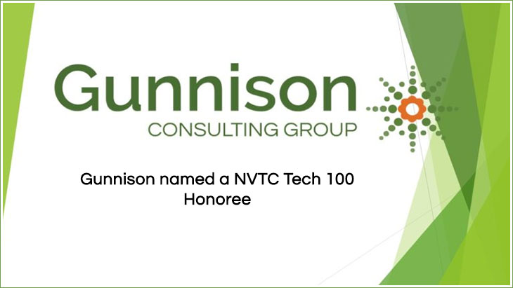 Gunnison named a NVTC Tech 100 Honoree